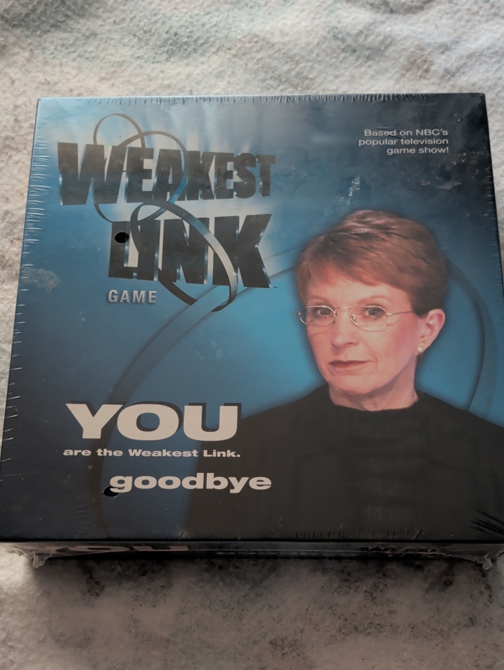 Hasbro Weakest Link Board Game - Blue and Black Box Vintage 2001